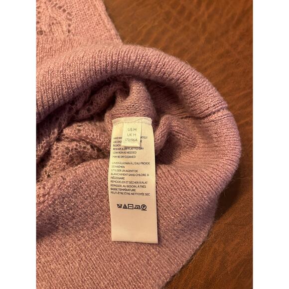 Free People Lavender Wool Blend oversized sweater, Size M - Picture 9 of 10